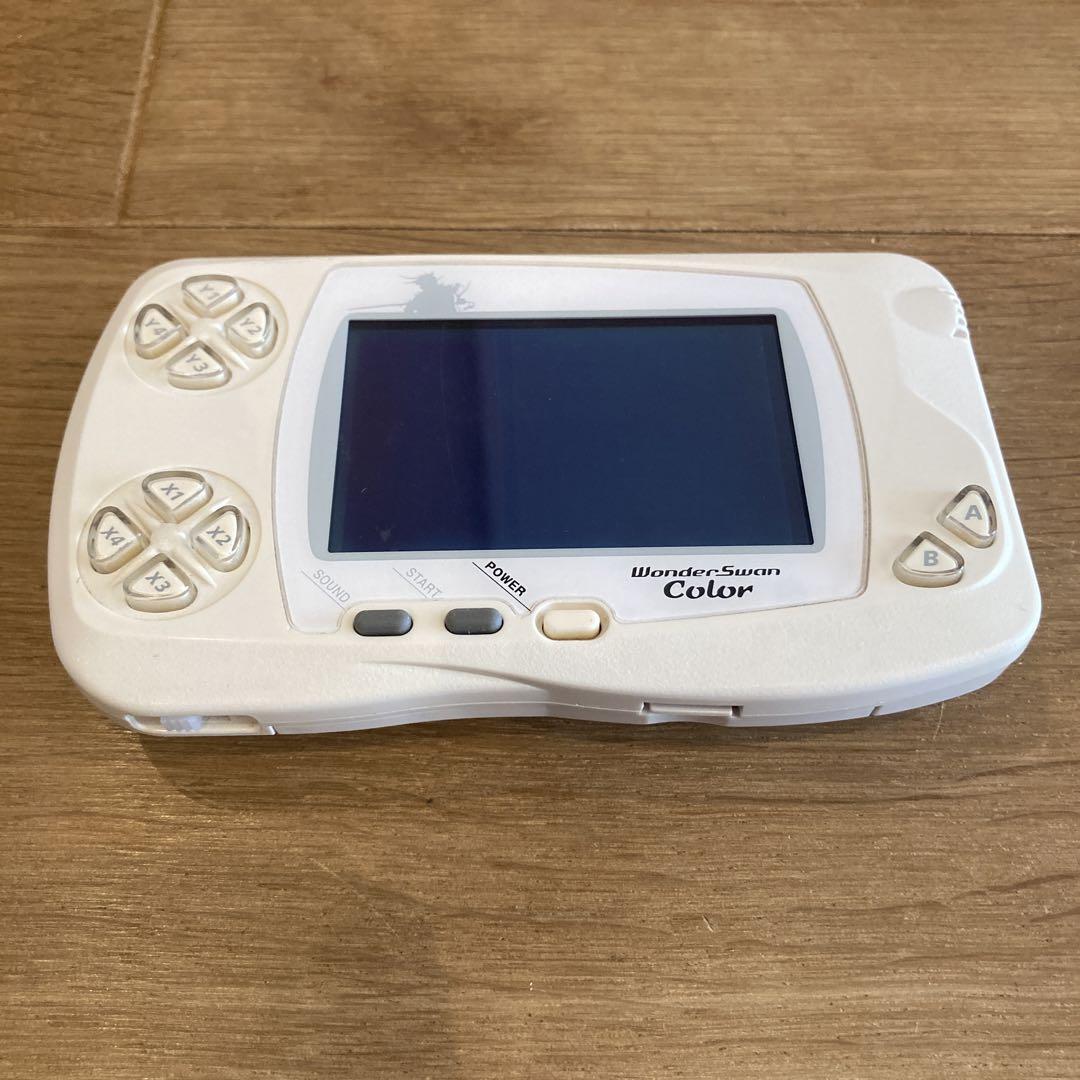 WonderSwan Color Final Fantasy Pearl White Console Only Bandai