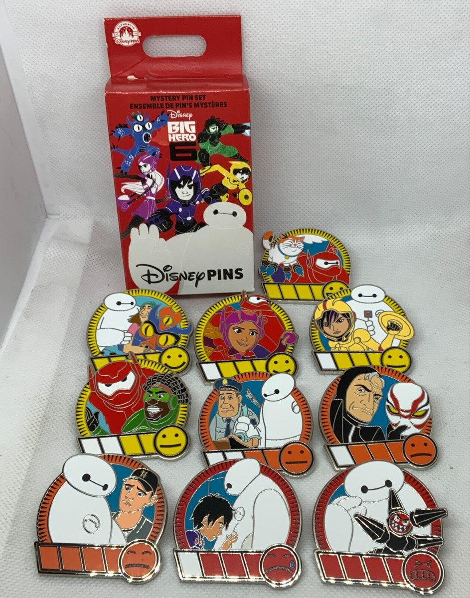 Disney 2024 Big Hero 6 Baymax Mystery Pin Set Complete | eBay