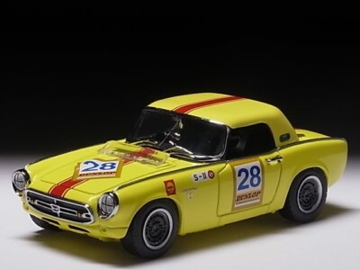 EBBRO 43934 1:43 SCALE HONDA S800 RACING 1967 SUZUKA 1000KM DIE