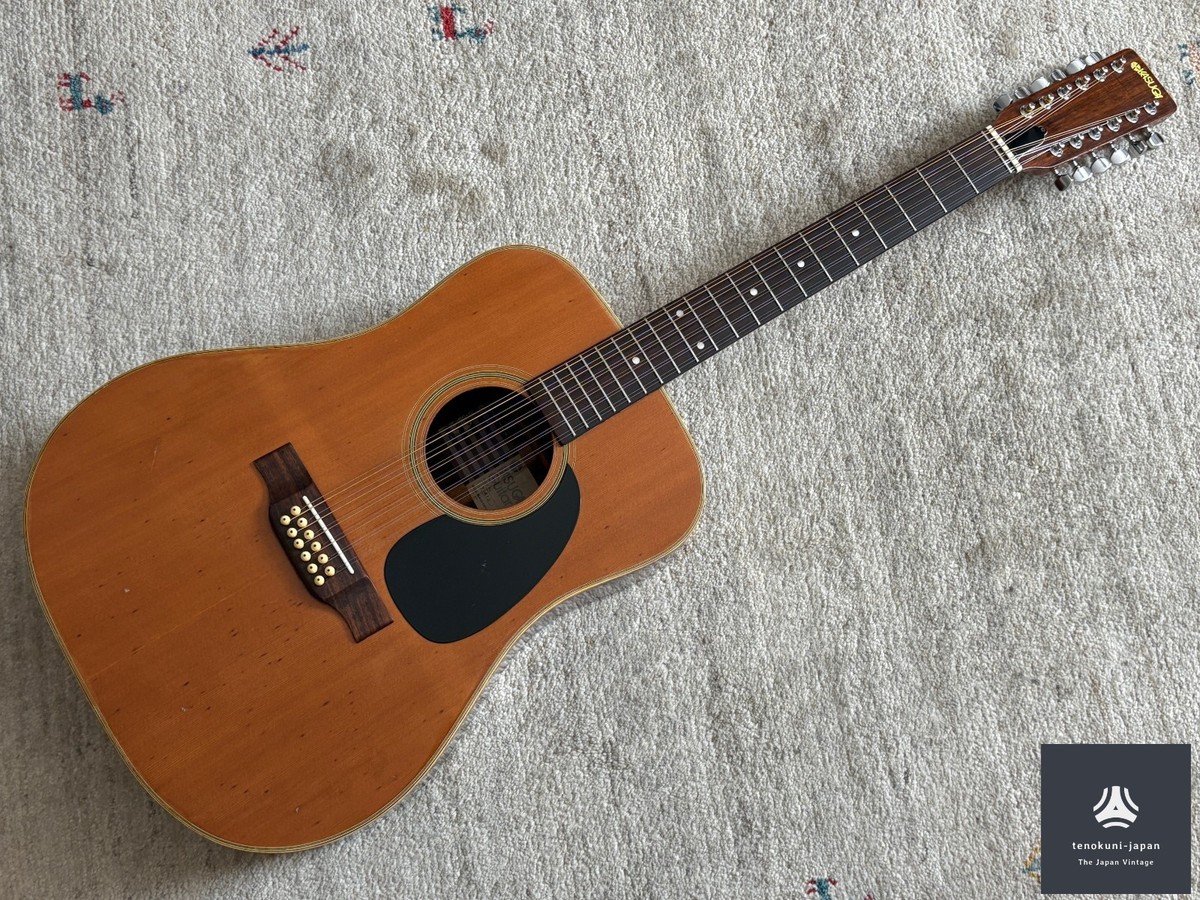 Kasuga T-413 '80s Vintage MIJ 12 Strings Acoustic Guitar Made in