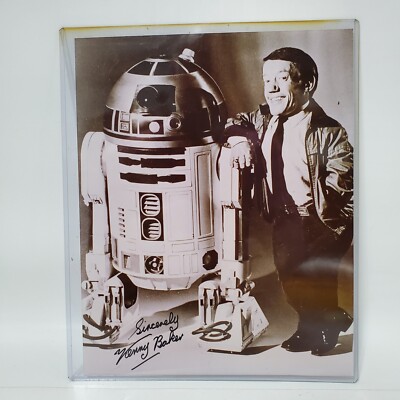 Star Wars Kenny Baker/R2-D2 Hand Signed Autograph 8x10 Photo (EBAU