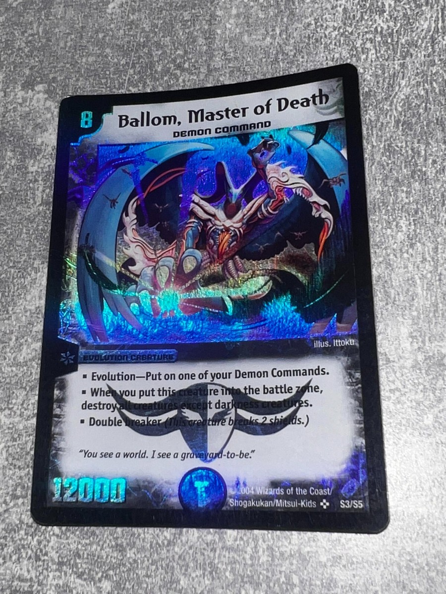 Ballom Master of Death Duel Masters TCG DM-04 S3/S5 / ULTRA RARE