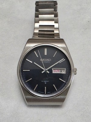 VINTAGE KING SEIKO HI-BEAT 5626-8010 AUTOMATIC DAY-DATE BLACK DIAL
