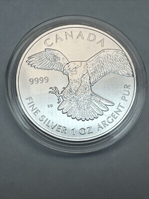 2014 $5 DOLLAR CANADA 1 OZ 9999 Fine Silver Wildlife Series MAPLE