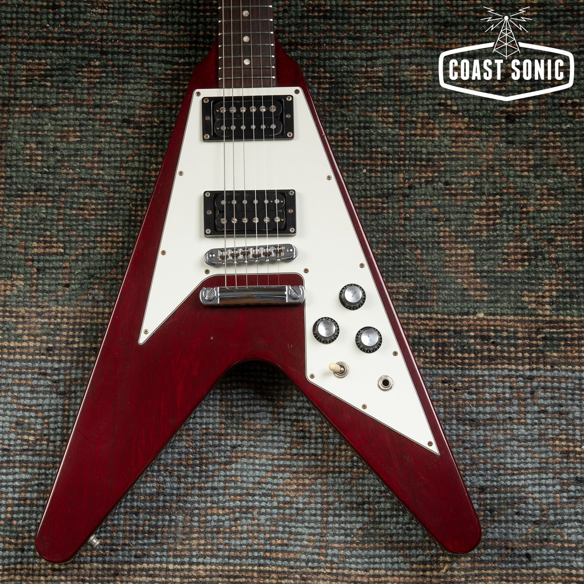 1995 Gibson Flying V '67 w/ Original Case - Cherry | eBay