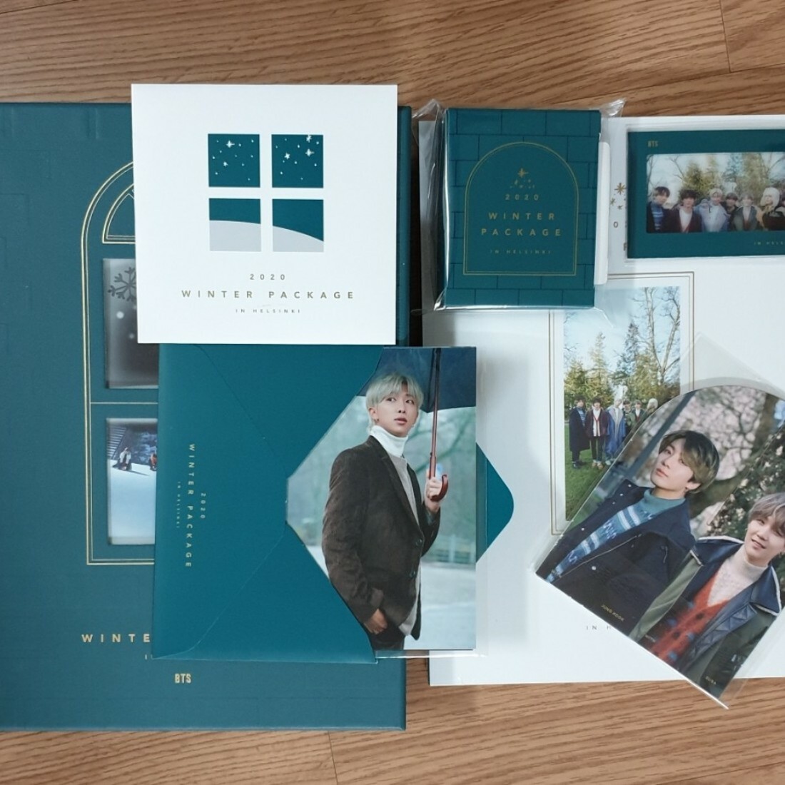 BTS Official 2020 Winter Package in Helsinki DVD+Book+Stand+Photo