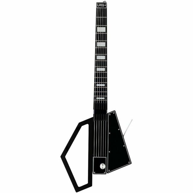 Jammy JG-001 Midi 6 String Electric Travel Guitar - Black for sale
