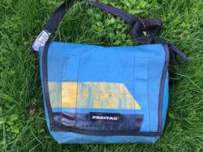 FREITAG Messenger Bag Blue and Yellow Shoulder Bag Unisex Tasche