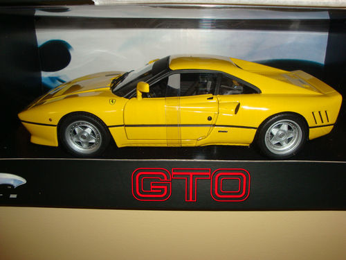 1985 FERRARI 288 GTO YELLOW BY HOT WHEELS ELITE 1:18 BRAND NEW IN