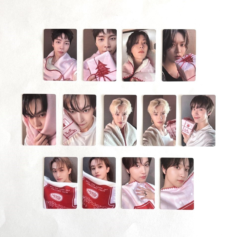 NCT 127 2024 Pink Christmas Random Trading Card Official Photocard