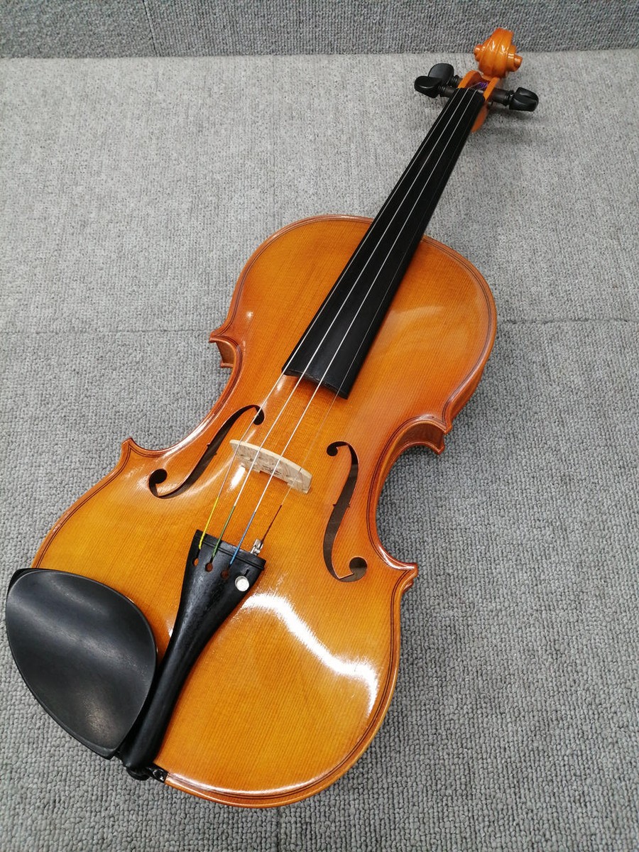 高級 バイオリン 鈴木 No.200 4⁄4 新品弓、肩当、松脂 定価6万 高級