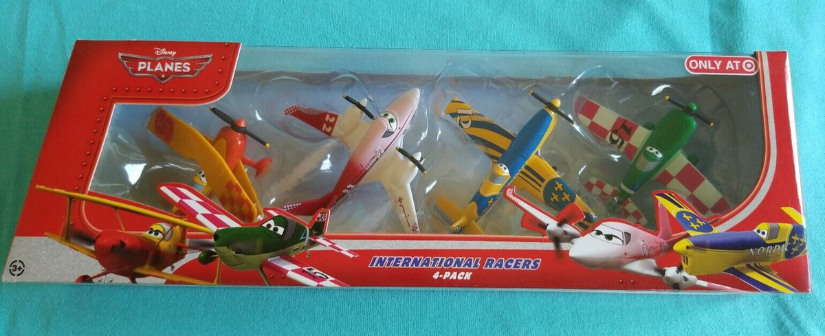 Disney Planes 4Pack Racers SUN WING, JAN KOWALSKI, GUNNAR VIKING