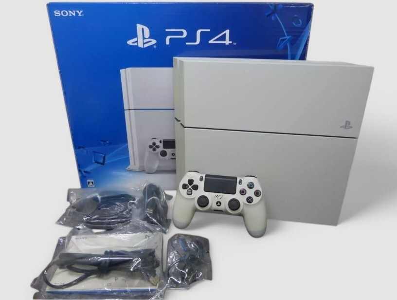 Sony PlayStation 4 CUH-1200A Glacier White PS4 Game Console