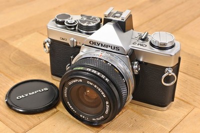 Olympus OM-2 Film Camera + G Zuiko AUTO-W 28mm F3.5 Lens from