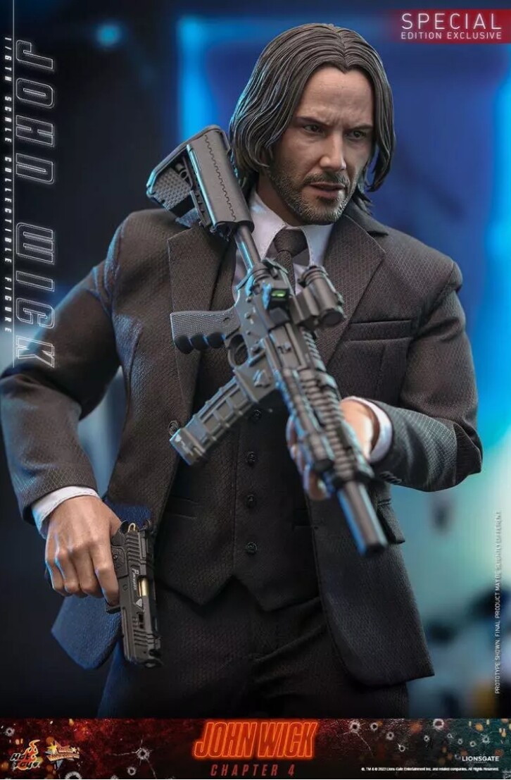 1/6 Hot Toys MMS729B John Wick 4 Special Edition Action Figure Toy