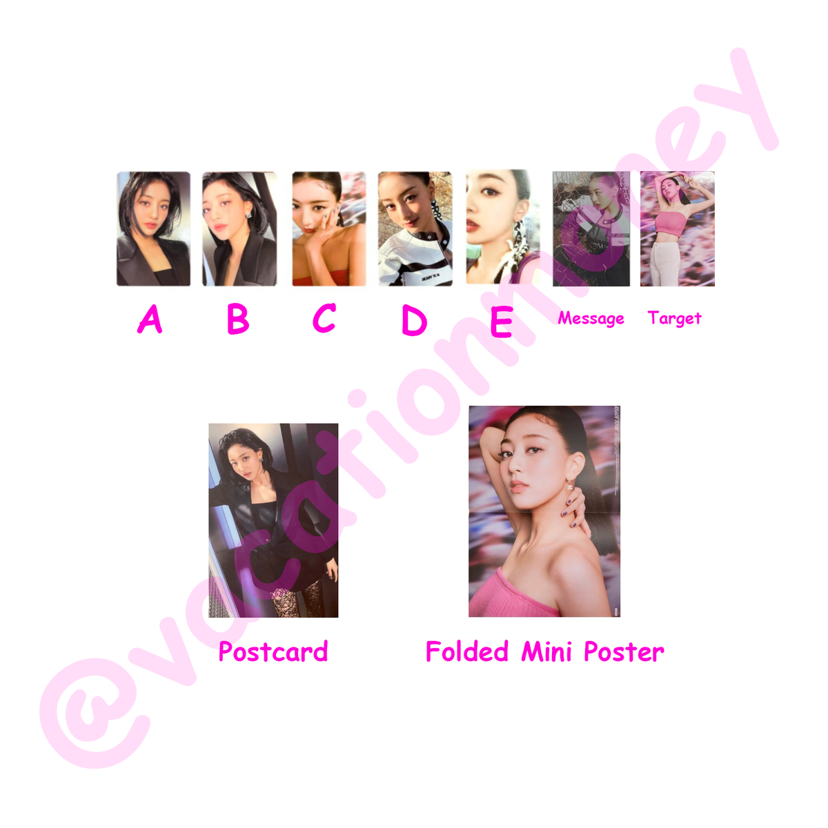 USA) TWICE Ready To Be Target Exclusive Photocard Message Postcard