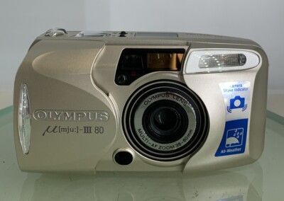 Olympus MJU III 80 Camera 35mm Film Point & Shoot Compact 38-80mm