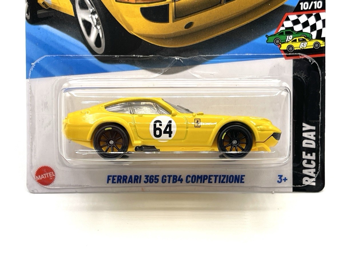 Hot Wheels Ferrari 365 GTB4 Competizione #222 (yellow) SUPER