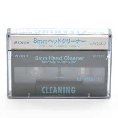Sony V8-25CLD 8mm Hi8 Digital8 Camcorder Video Head Cleaning