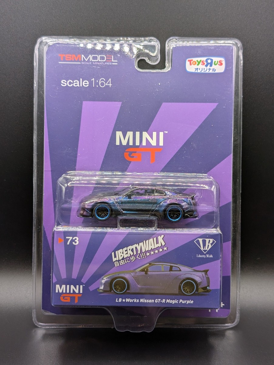 1:64 MINI GT LB WORKS Nissan GTR R35 Magic Purple Toys R Us Japan