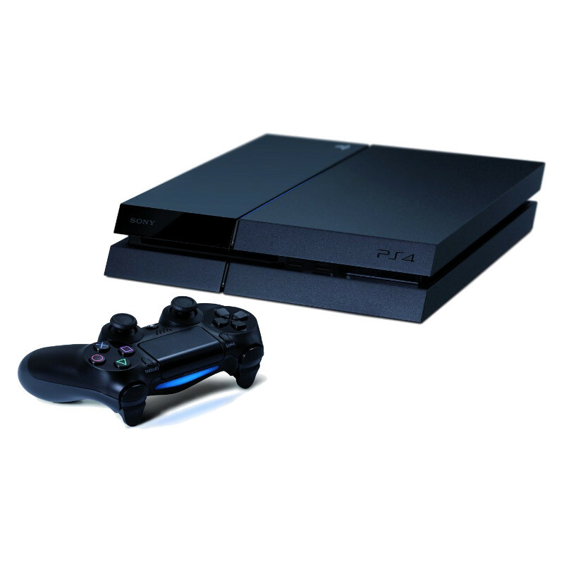 Sony PlayStation 4 (PS4) - 500GB - Jet Black Console, Controller