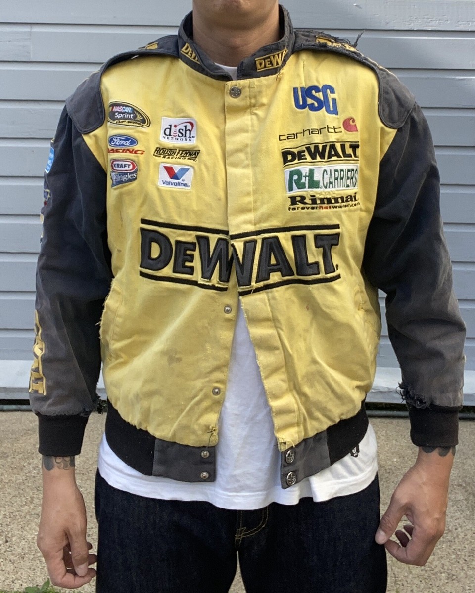 Matt Kenseth Vintage Y2k Nascar Dewalt Racing Jacket Size Large