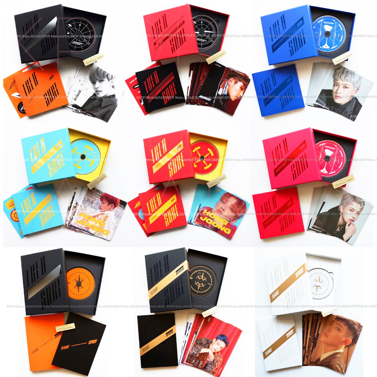 匿名配送 ATEEZ TREASURE EP.1 ＆ EP. FIN 2枚 ATEEZ TREASURE EP.1 2