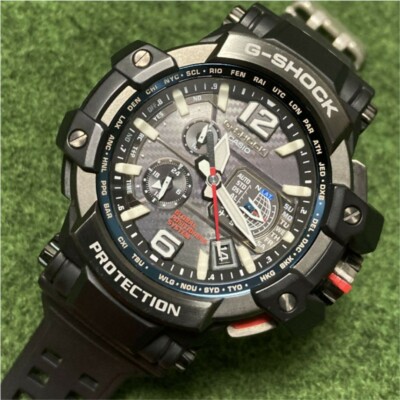 Casio G-Shock GPW-1000-1AJF Sky cockpit black Dial Solar | eBay