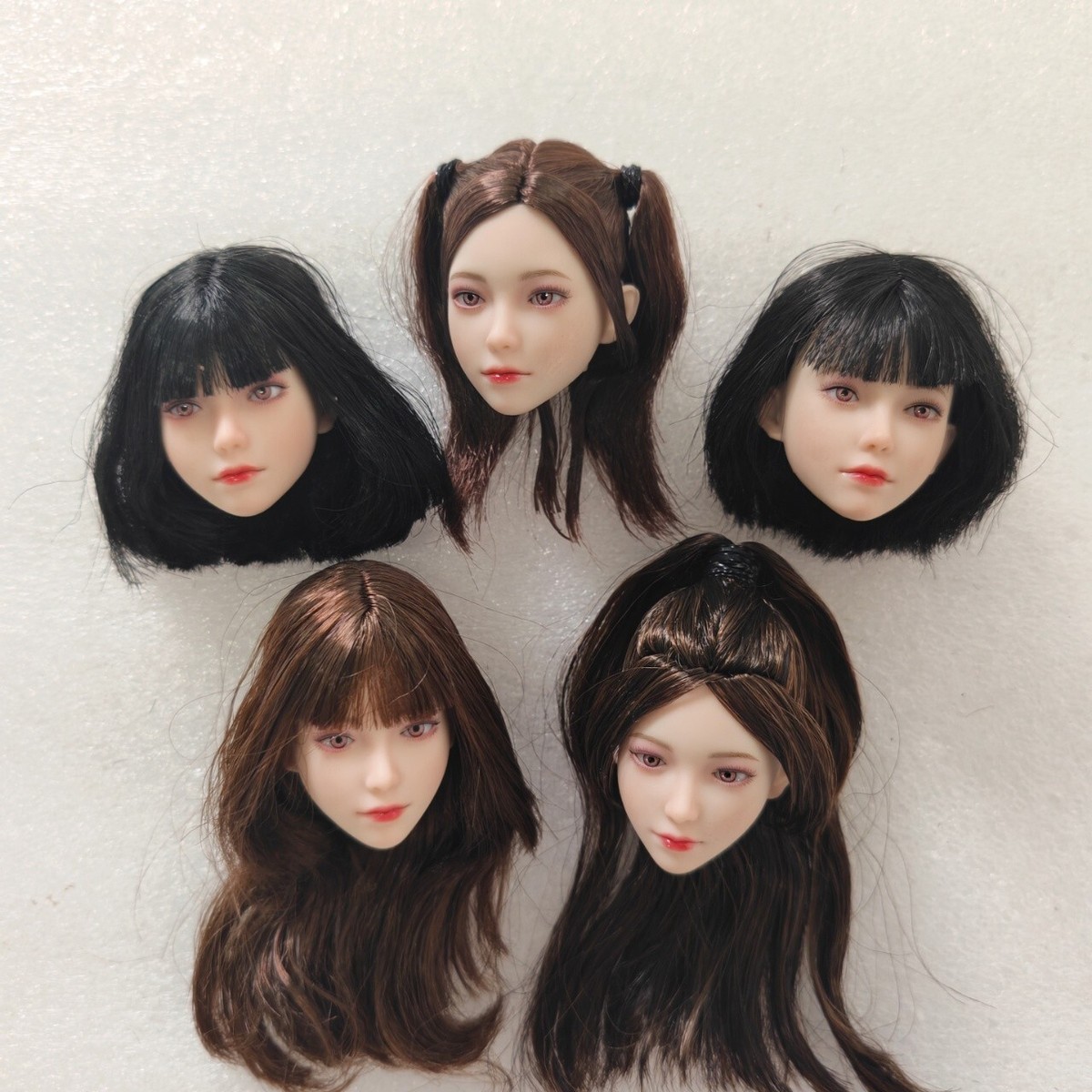 I8Toys I8-H004 1/6 Female Mandy Girl Movable Eyes Head Sculpt For