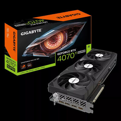 GIGABYTE GeForce RTX 4070 Ti SUPER 16GB OC WINDFORCE MAX For