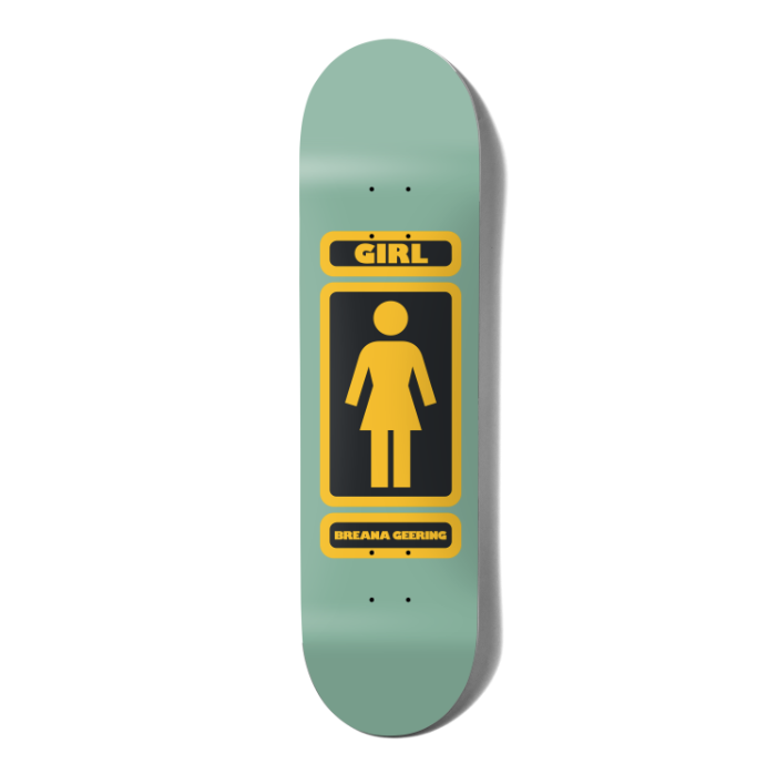 Girl Skateboards Deck OG 93 Til Breana Geering Green 8
