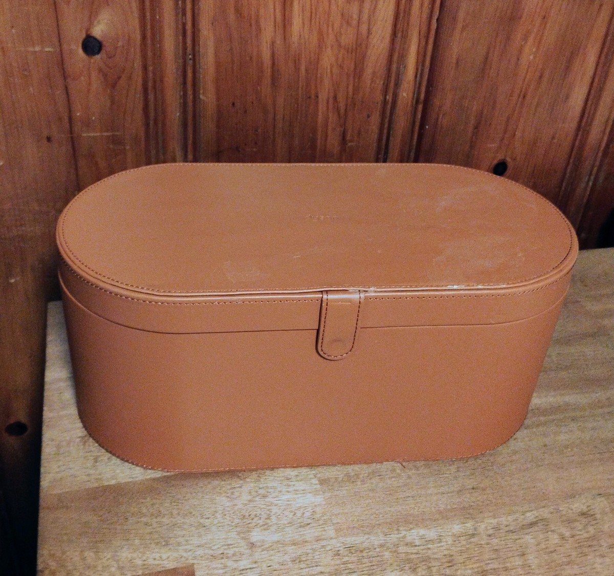 Dyson Airwrap Hair Dryer Styler Tan Leather Accessories Storage