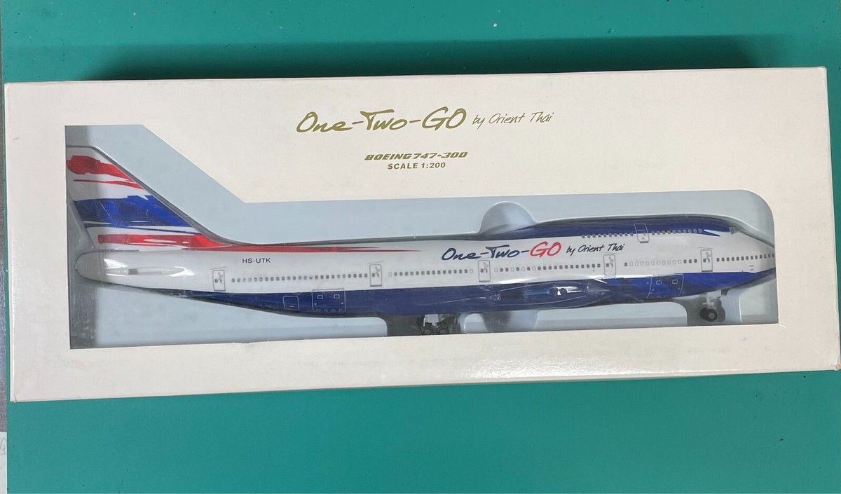 1/200 One Two Go ORIENT THAI Boeing 747-300 Daron Skymarks | eBay