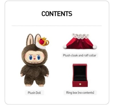 Authentic Pop Mart The Monsters Labubu Let's Checkmate King Vinyl