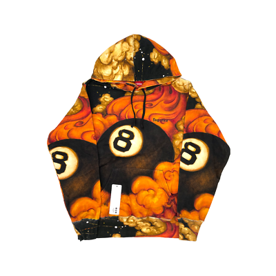 Supreme Martin Wong 8 Ball Hooded Sweatshirt Multi (FW19SW51