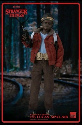 Threezero Stranger Things LUCAS SINCLAIR 1/6 Scale Figure NEW
