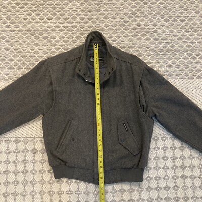 Vintage Members Only Wool Jacket Men's Sz 42 Bomber Full Zip Coat