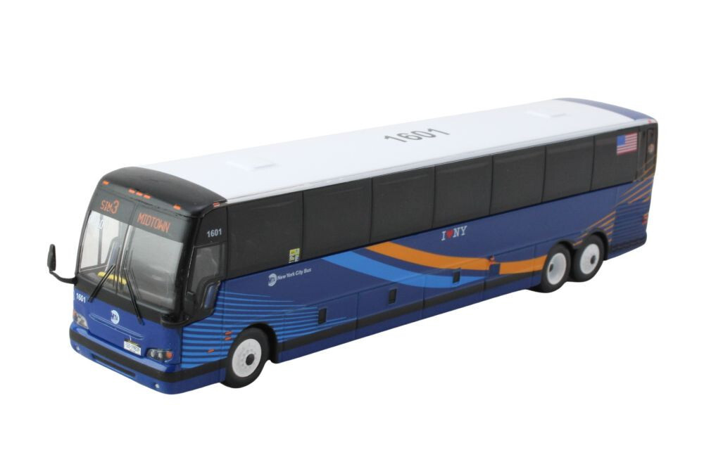 MTA NYC Transit Model Bus Prevost X345 bus 1:87 Scale HO Scale