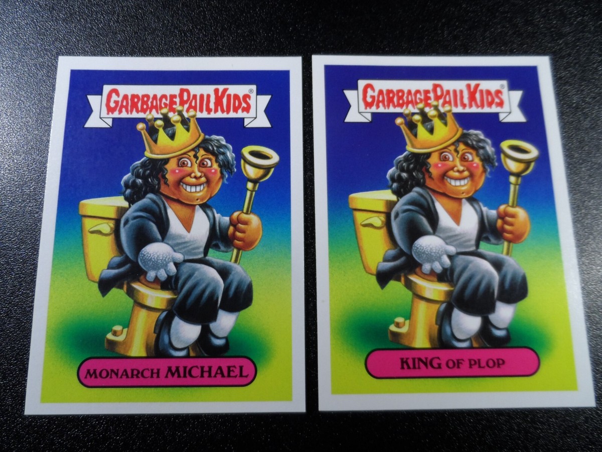 Michael Jackson King of Pop Spoof 2 Card Set Garbage Pail Kids | eBay