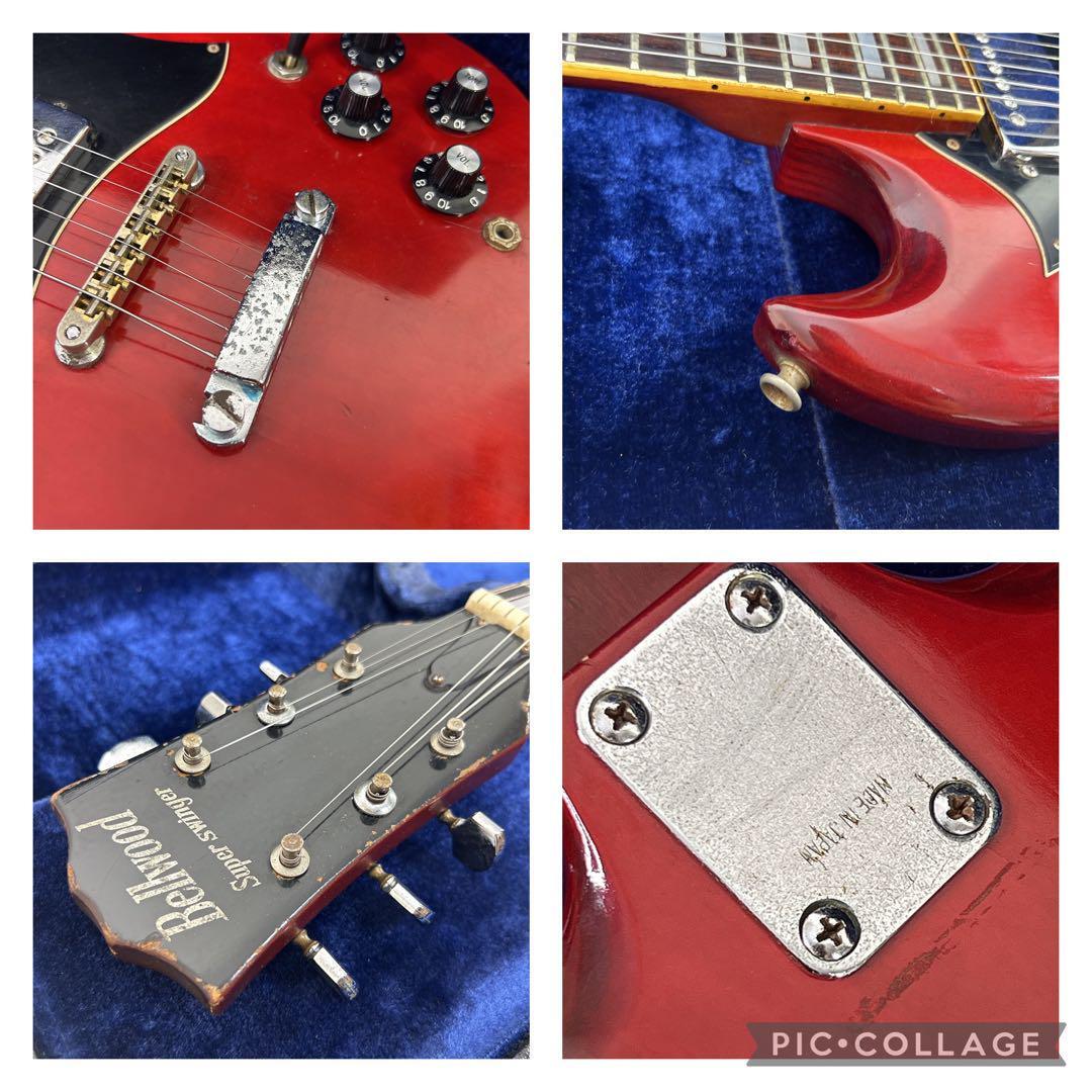 Electric Guitar Bellwood Super Swinger SG Red 1960s Japan Made | eBay