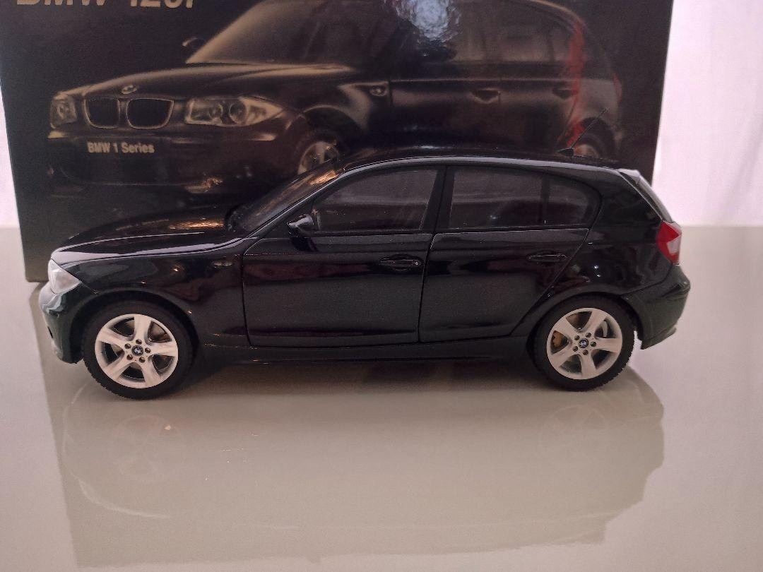 Kyosho BMW 120i E87 1 Series Black 1/18 Diecast Model Car