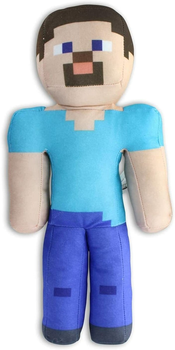 Minecraft Toy Steve 14 inches Soft Stuffed Animal Toy. NEW. | eBay