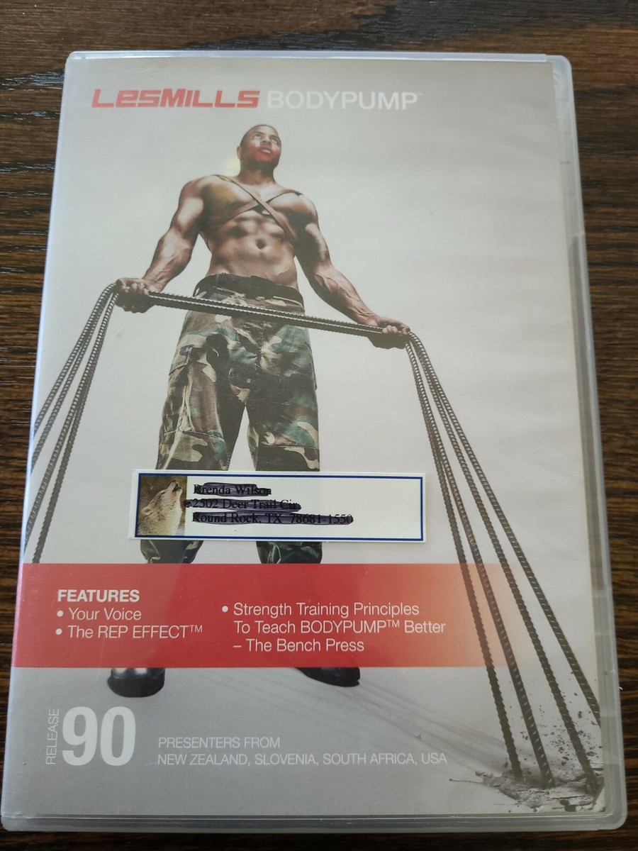 Les Mills BODYPUMP Release 90 Set w/ DVD, Music CD & Choreography