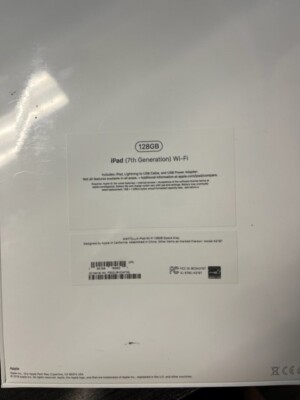 Apple iPad (7th Generation) A2197 128 GB, Wi-Fi, 10.2 in - Space