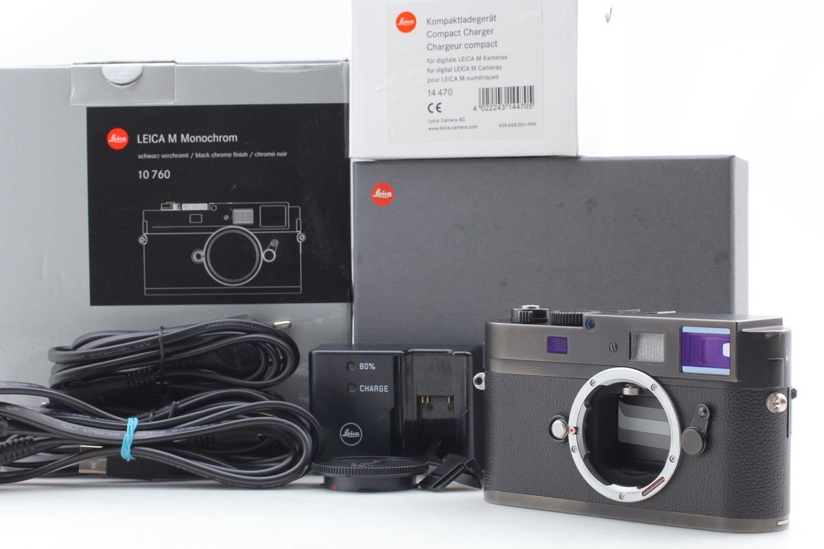 🎦New Sensor!!【 N MINT / CCD ID:53 】Leica M Monochrom Black