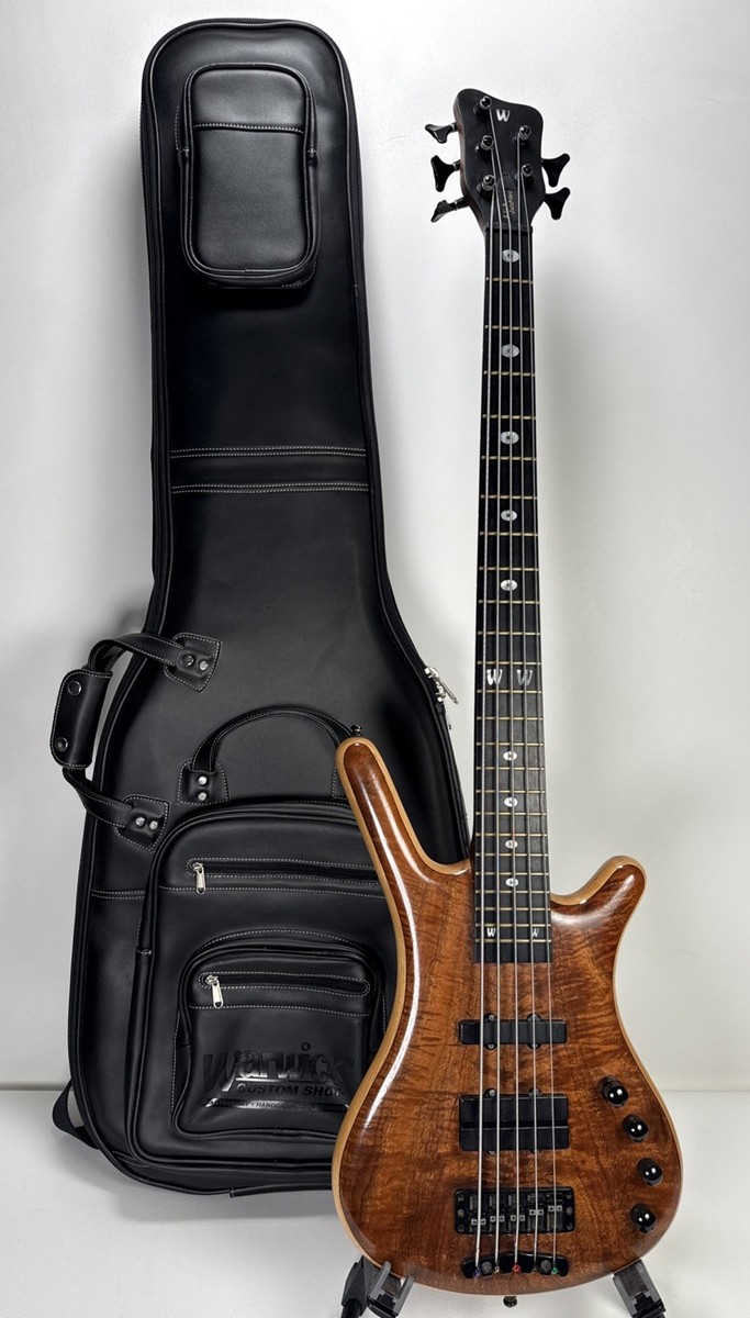 Warwick FNA JazzMan 5-String LTD 2004 Custom Shop Signed Koa Top