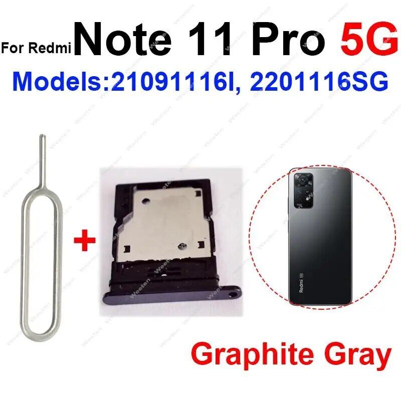 SIM Card Slot Micro SD Card Adapter For Xiaomi Redmi Note 11 11S