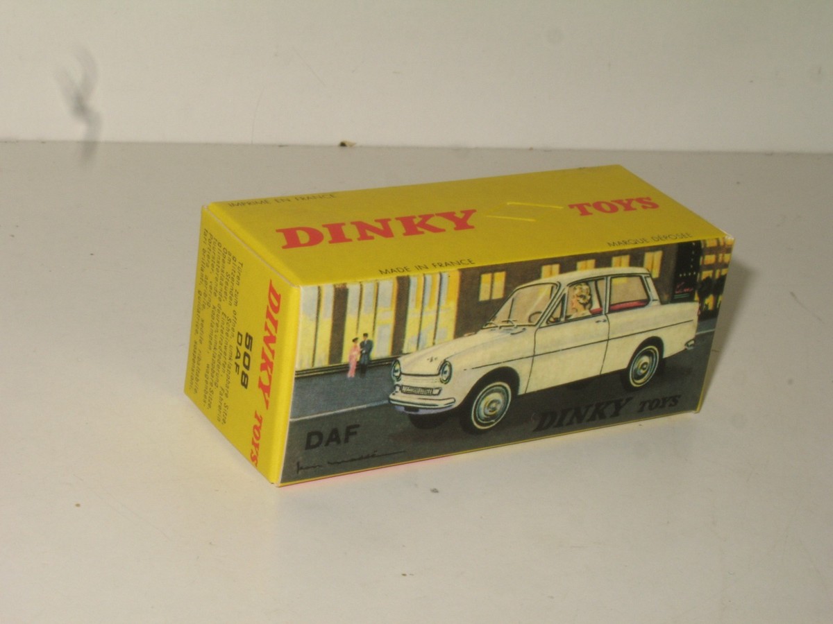 Box 508 Dinky Toys For DAF Car, Hard Cardboard Identical (Not