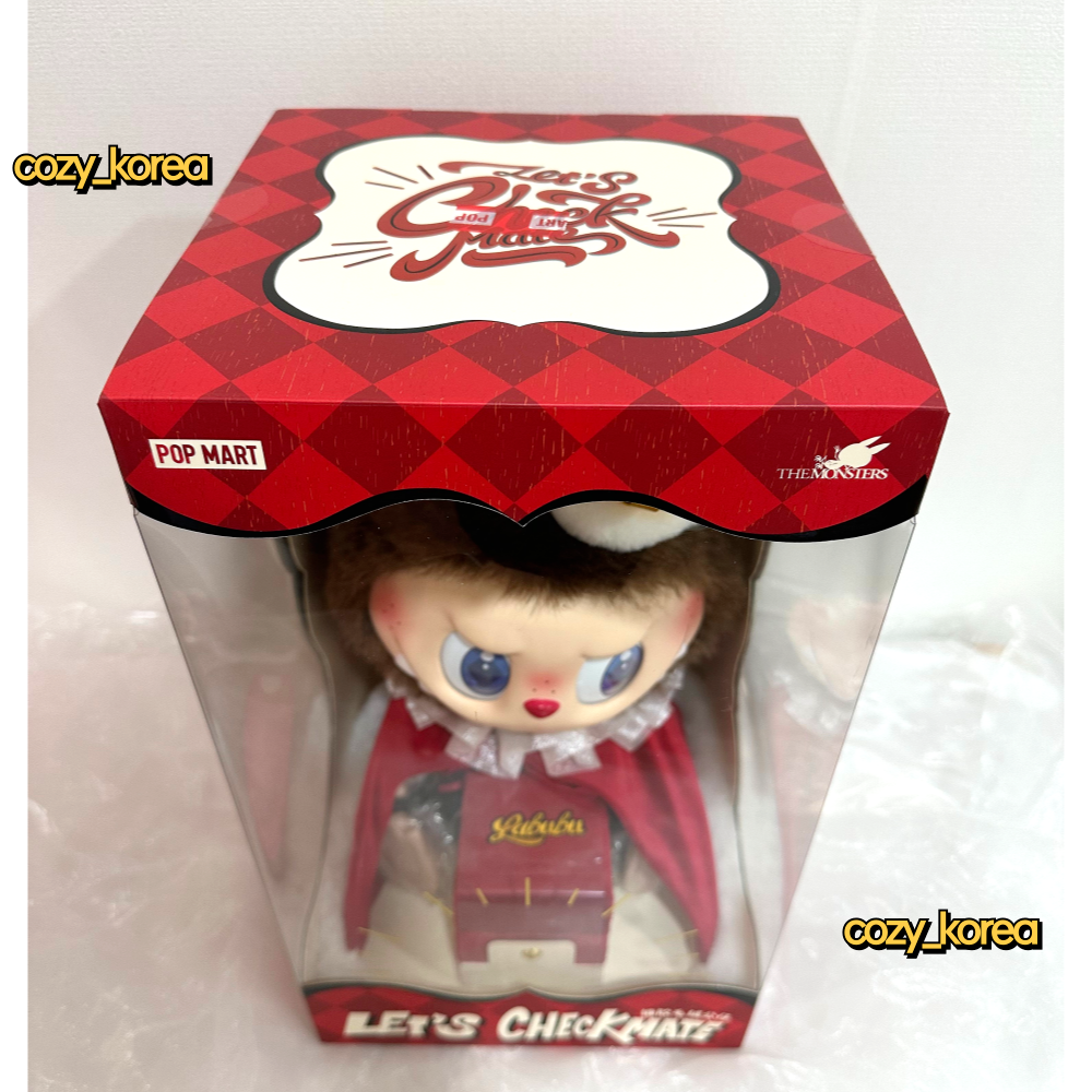 Authentic POP MART Labubu The Monsters Lets Checkmate King Vinyl