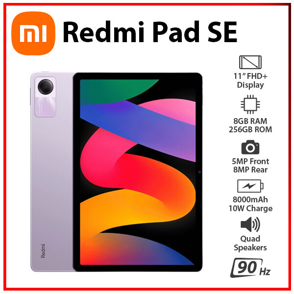 Wi-Fi)Xiaomi Redmi Pad SE 8GB+256GBGB PURPLE Octa Core Android PC
